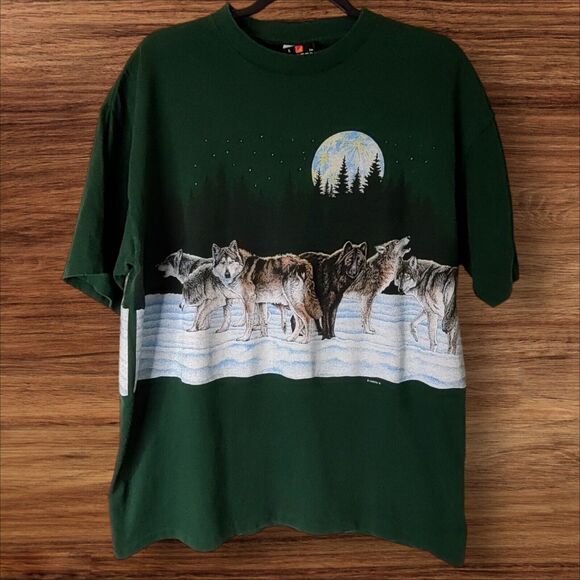 Vintage Habitat 1991 Devils Tower Wyoming Signal Sports Single Stitch LG T Shirt - Picture 1 of 13